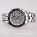 luxury man watch, quartz stainless steel back watch